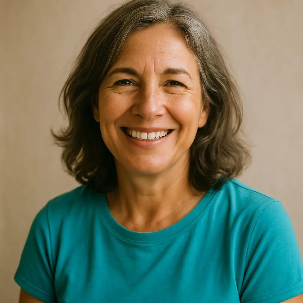 Smiling woman in her 50s — member of The Hertfordshire Dating Site
